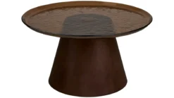 Couchtisch Oliviera - mit einer Tischplatte aus Glas