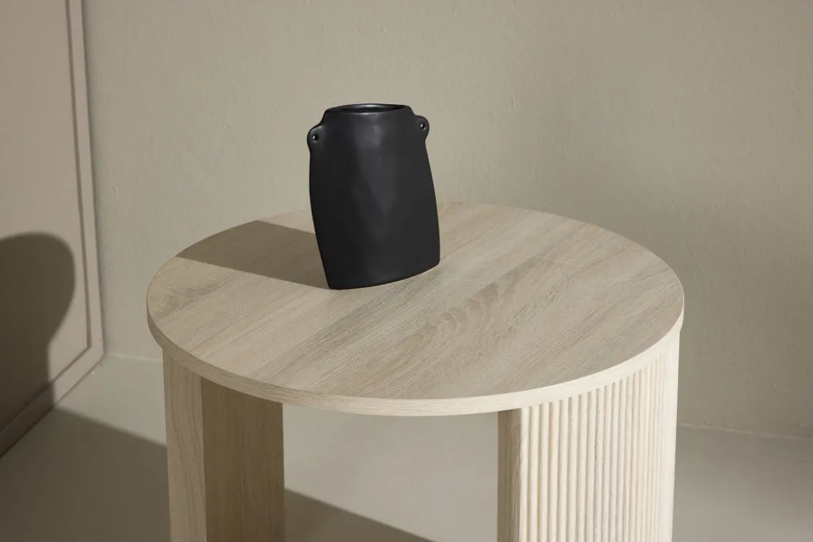 Couchtisch Rouven - mit geriffeltem Korpus