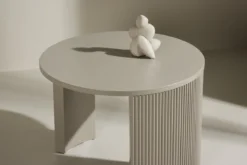 Couchtisch Rouven - mit geriffeltem Korpus