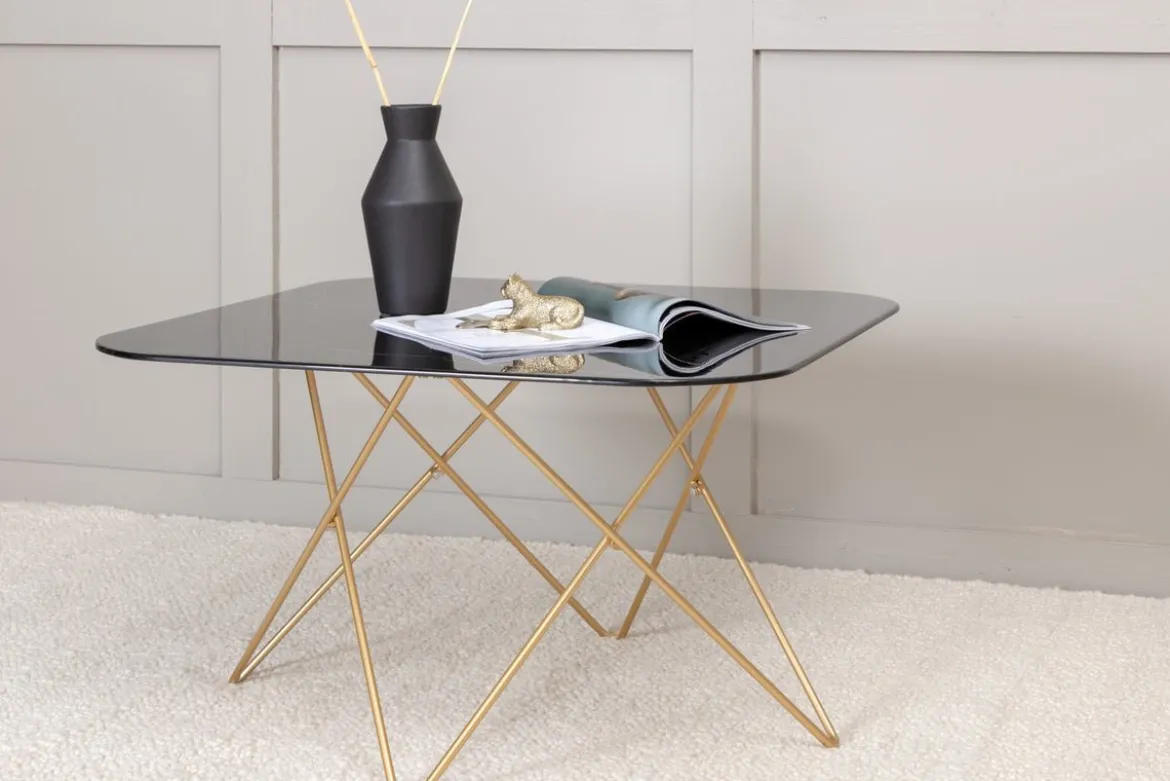 Couchtisch Tango - mit Tischplatte aus Marmorglas