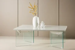 Couchtisch Valerio - elegant mit Glasbeinen