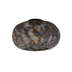 Deckenleuchte „Ferox“ – Metallleuchte in Schwarzbraun