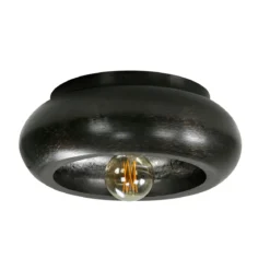 Deckenleuchte „Sky“ – Metallleuchte in Schwarznickel