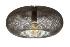 Deckenleuchte „Twira“ – Metallleuchte in Schwarznickel