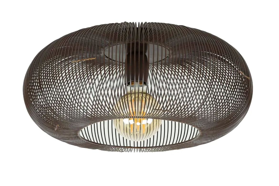 Deckenleuchte „Twira“ – Metallleuchte in Schwarznickel