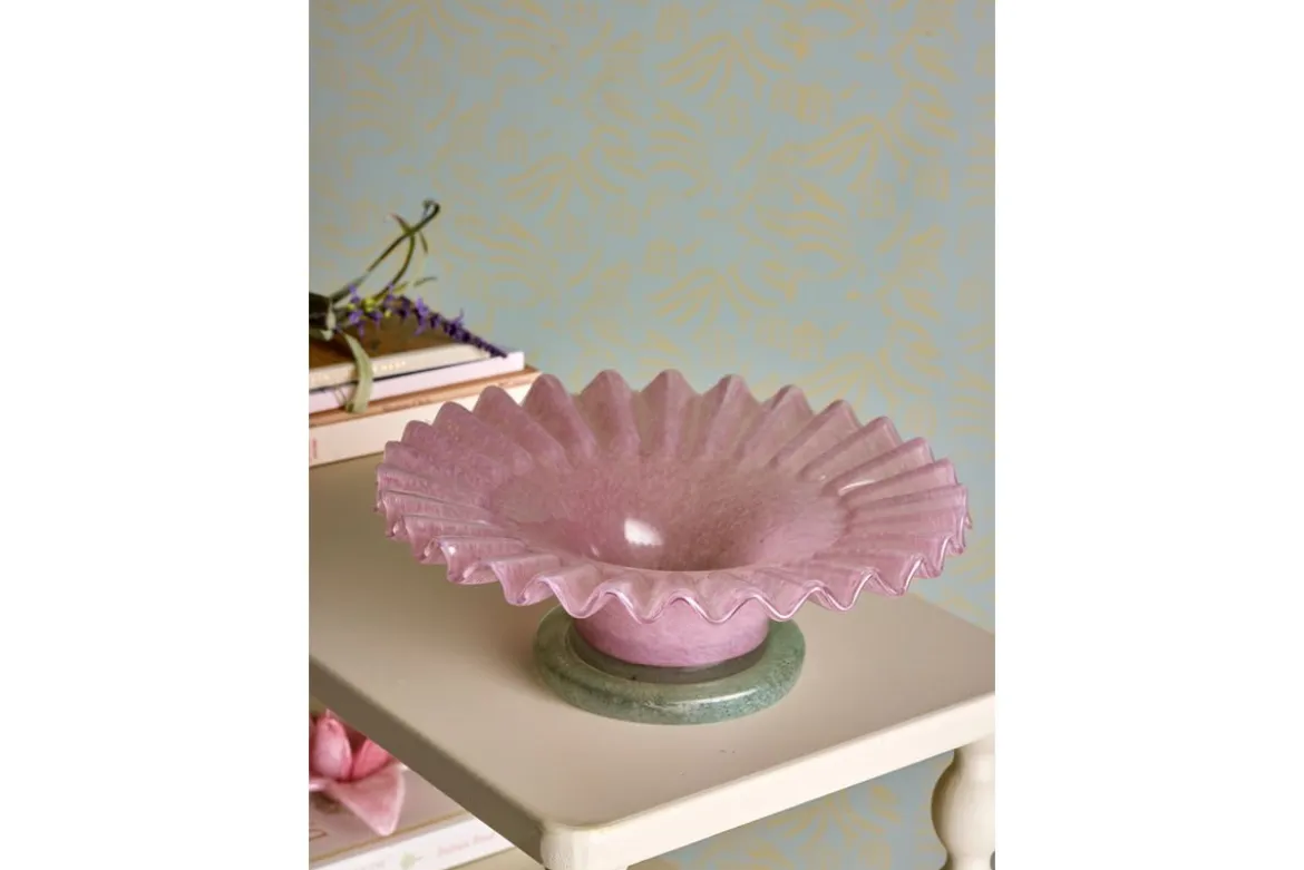 Dekoschale Orviane – Rose Glas