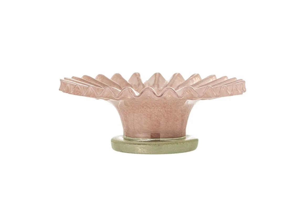 Dekoschale Orviane – Rose Glas