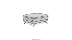 Designer Beistellhocker Mona