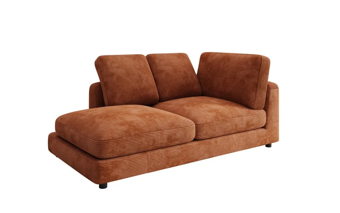 Designer Chaise Longue/Sofa Thalessa in Cord