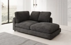Designer Chaise Longue/Sofa Thalessa in Cord