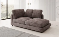 Designer Chaise Longue/Sofa Thalessa in Cord