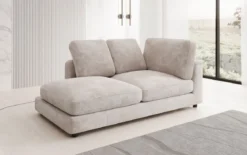 Designer Chaise Longue/Sofa Thalessa in Cord