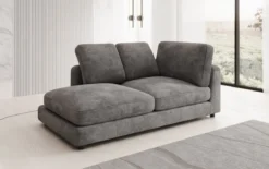 Designer Chaise Longue/Sofa Thalessa in Cord