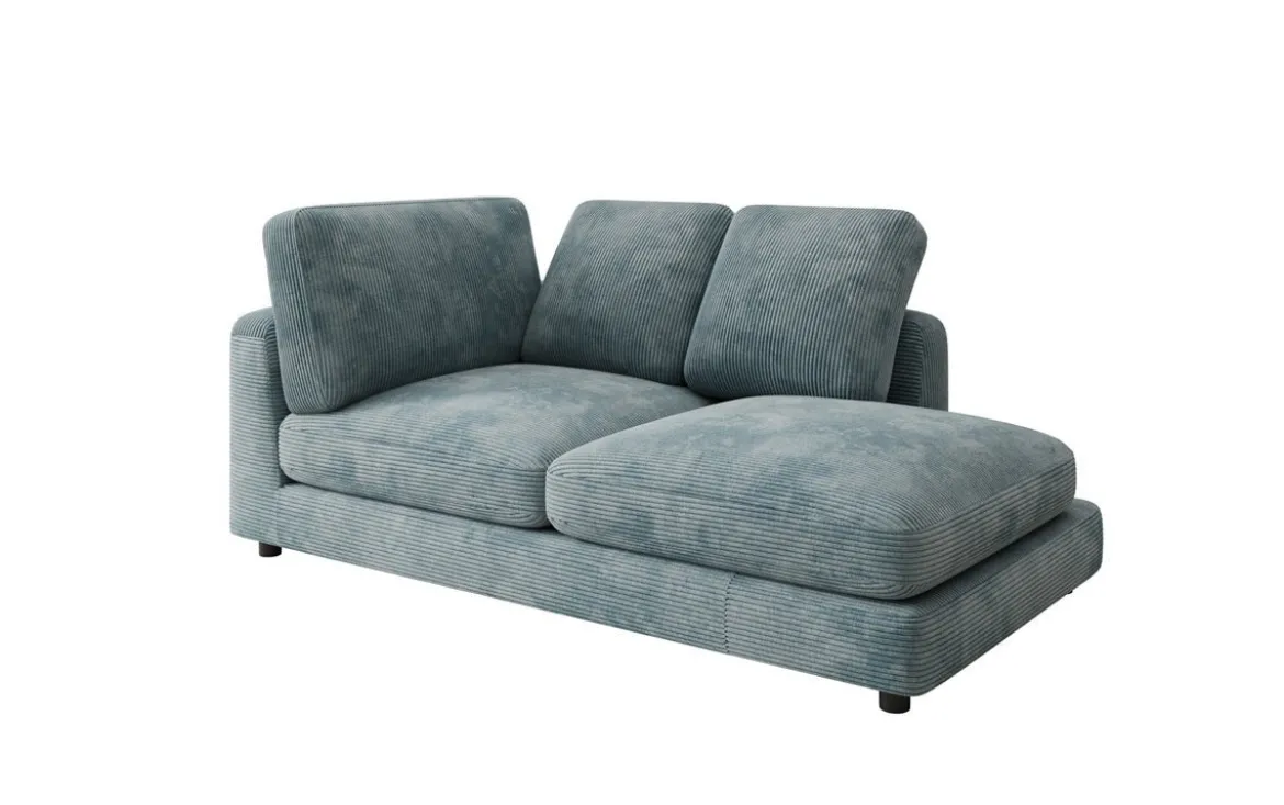 Designer Chaise Longue/Sofa Thalessa in Cord
