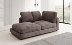 Designer Chaise Longue/Sofa Thalessa in Cord