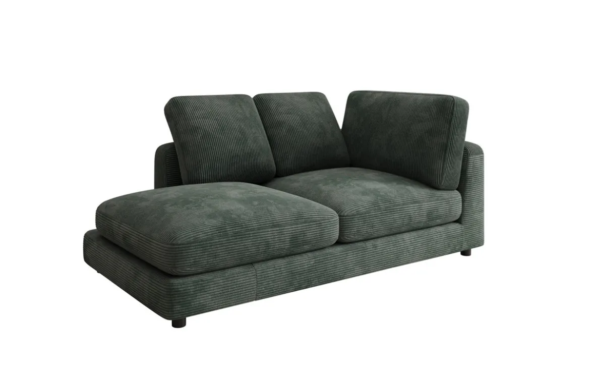 Designer Chaise Longue/Sofa Thalessa in Cord