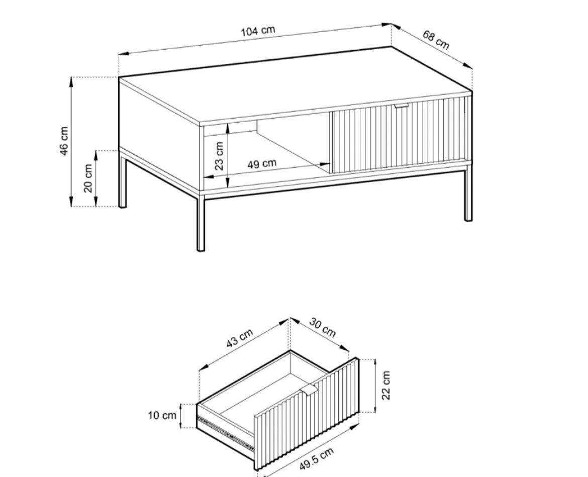 Designer Couchtisch Verilo