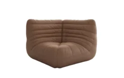 Designer Eckmodul Sofa-Sessel Calmo in Echtleder