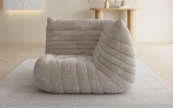 Designer Eckmodul Sofa-Sessel Calmo in Cord