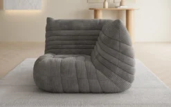 Designer Eckmodul Sofa-Sessel Calmo in Cord