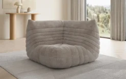 Designer Eckmodul Sofa-Sessel Calmo in Cord