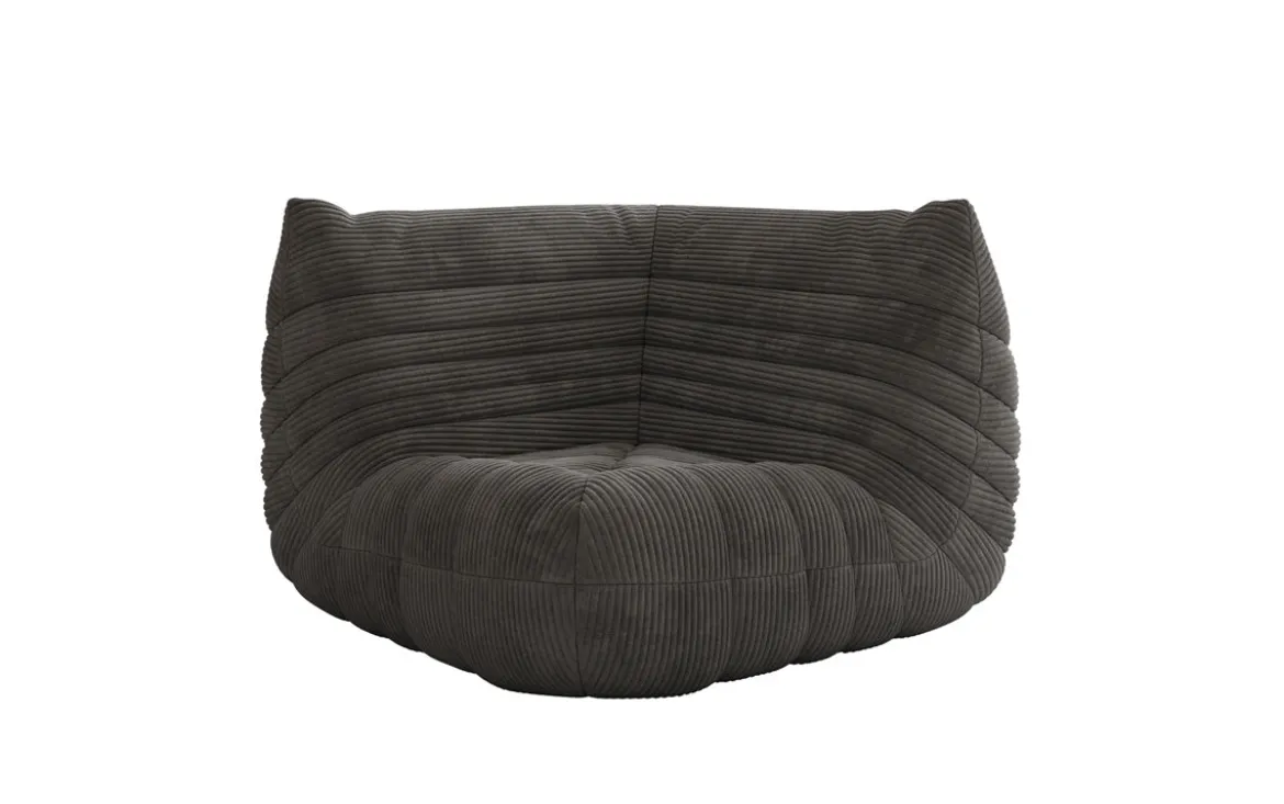 Designer Eckmodul Sofa-Sessel Calmo in Cord