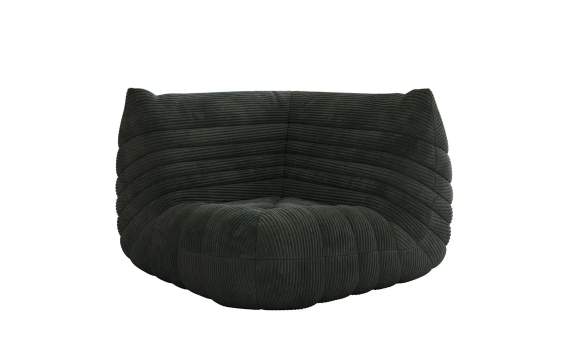 Designer Eckmodul Sofa-Sessel Calmo in Cord