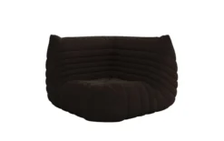 Designer Eckmodul Sofa-Sessel Calmo in Teddy Bouclé