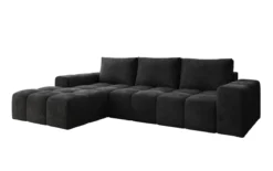 Designer Ecksofa Aila mit Schlaf- und Klappfunktion in Cord