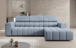 Designer Ecksofa Aurora Mini mit verstellbaren Kopfstützen