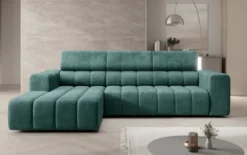 Designer Ecksofa Aurora Mini mit verstellbaren Kopfstützen