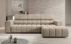 Designer Ecksofa Aurora Mini mit verstellbaren Kopfstützen