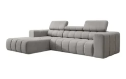 Designer Ecksofa Aurora Mini mit verstellbaren Kopfstützen