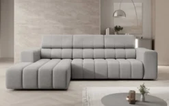 Designer Ecksofa Aurora Mini mit verstellbaren Kopfstützen