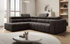Designer Ecksofa Aurora mit elektrischer Schlaffunktion