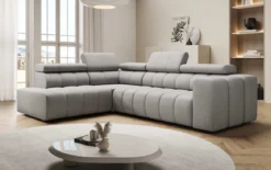 Designer Ecksofa Aurora mit elektrischer Schlaffunktion