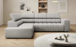 Designer Ecksofa Aurora mit elektrischer Schlaffunktion