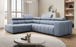 Designer Ecksofa Aurora mit elektrischer Schlaffunktion