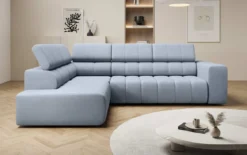 Designer Ecksofa Aurora mit elektrischer Schlaffunktion
