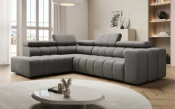 Designer Ecksofa Aurora mit elektrischer Schlaffunktion