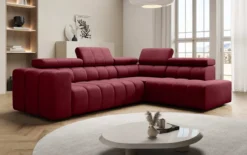 Designer Ecksofa Aurora mit elektrischer Schlaffunktion