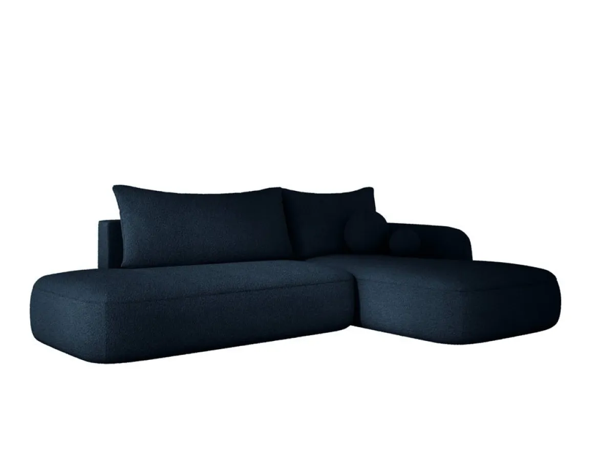 Designer Ecksofa Babu Bouclé mit Schlaf- und Klappfunktion