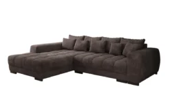 Designer Ecksofa Balu mit Schlaffunktion und Stauraum in Cord