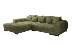 Designer Ecksofa Balu mit Schlaffunktion und Stauraum in Cord