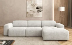 Designer Ecksofa Calm in Bouclé