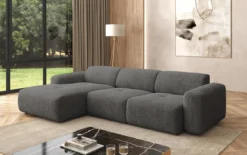 Designer Ecksofa Calm in Bouclé