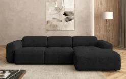 Designer Ecksofa Calm in Bouclé