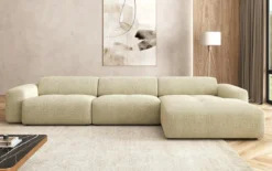 Designer Ecksofa Calm Maxi in Bouclé