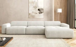 Designer Ecksofa Calm Maxi in Bouclé
