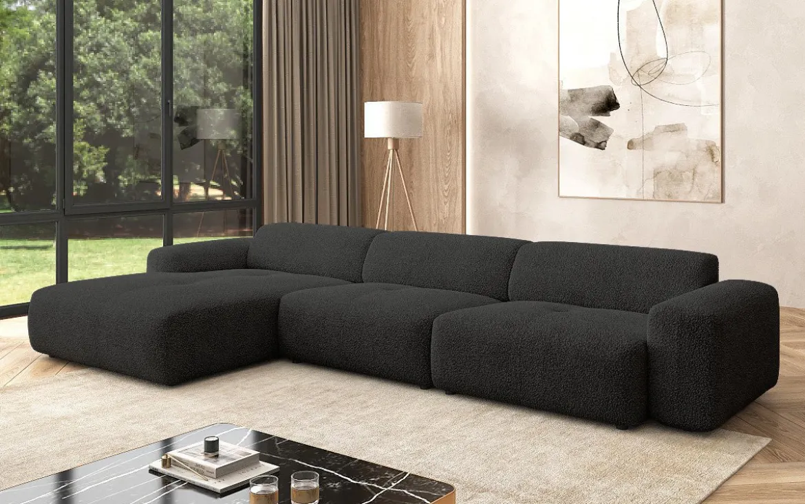 Designer Ecksofa Calm Maxi in Bouclé